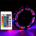 Фото 2 — Світлодіодна стрічка багатобарвна RGB 3528, 5 м, з пультом