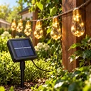 Фото 4 — Вулична гірлянда на сонячній батареї 10 м / Гірлянда 16 LED-ламп USB Type-C IP65
