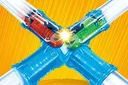 Фото 4 — Гоночный трубопроводный автотрек CHARIOTS SPEED PIPES светящийся, 27 деталей