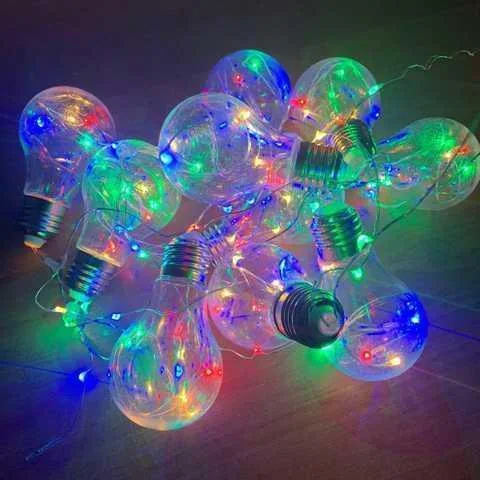 Гирлянда лампа Эдисона RD-9008, 75 LED, 3,2 м, Микс RGB, разноцветная