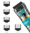 Фото 2 — Машинка для стрижки волосся VGR V-695, акумуляторна, 6 насадок, USB