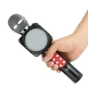 Фото 3 — Мікрофон караоке бездротовий Bluetooth WSTER WS-1816, чорний, FM227