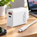 Фото 1 — Універсальний зарядний пристрій 200W USB-A+Type-C / Адаптер із швидкою зарядкою Power Delivery PD