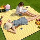 Photo 3 — Falcon foldable picnic mat/blanket, 200x150 cm, waterproof, yellow