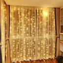 Photo 2 — LED curtain string garland, 160 LED, 2x2 m, warm multicolor, USB