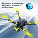 Фото 4 — Дрон бездротовий XKJ K15MAX з екранним пультом, FPV-камерою та оптичним позиціонуванням, чорний