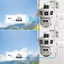 Фото 1 — Wi Fi камера відеоспостереження 3 лінзи SD 39 APP V380pro