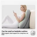Photo 4 — Orthopedic transformer memory foam pillow 26X-194 for back and lower back, gray, adjustable angle