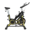Фото 5 — Велотренажер Everfit Spin Bike 118 жовтий, з маховиком, підсклянником та ЖК-дисплеєм