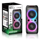 Фото 1 — Колонка Bluetooth TTD-2809, 20 Вт, с караоке-микрофоном, пультом и подсветкой