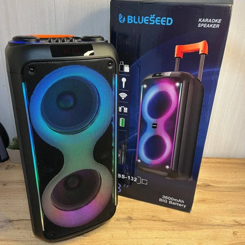 Колонка Bluetooth TTD-2821, 40 Вт, 3600 мАг, 31.6×32.3×68.6 см