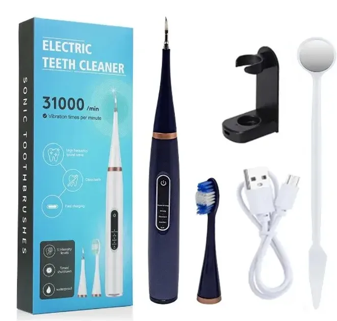 Ultrasonic Dental Scaler FG SK1, 3 tips/3 speeds, backlight, black