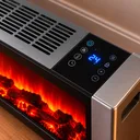 Фото 5 — Електричний обігрівач 3D-полум'я / Камін підлоговий 1500W / Обігрівач з LED-імітацією вогню