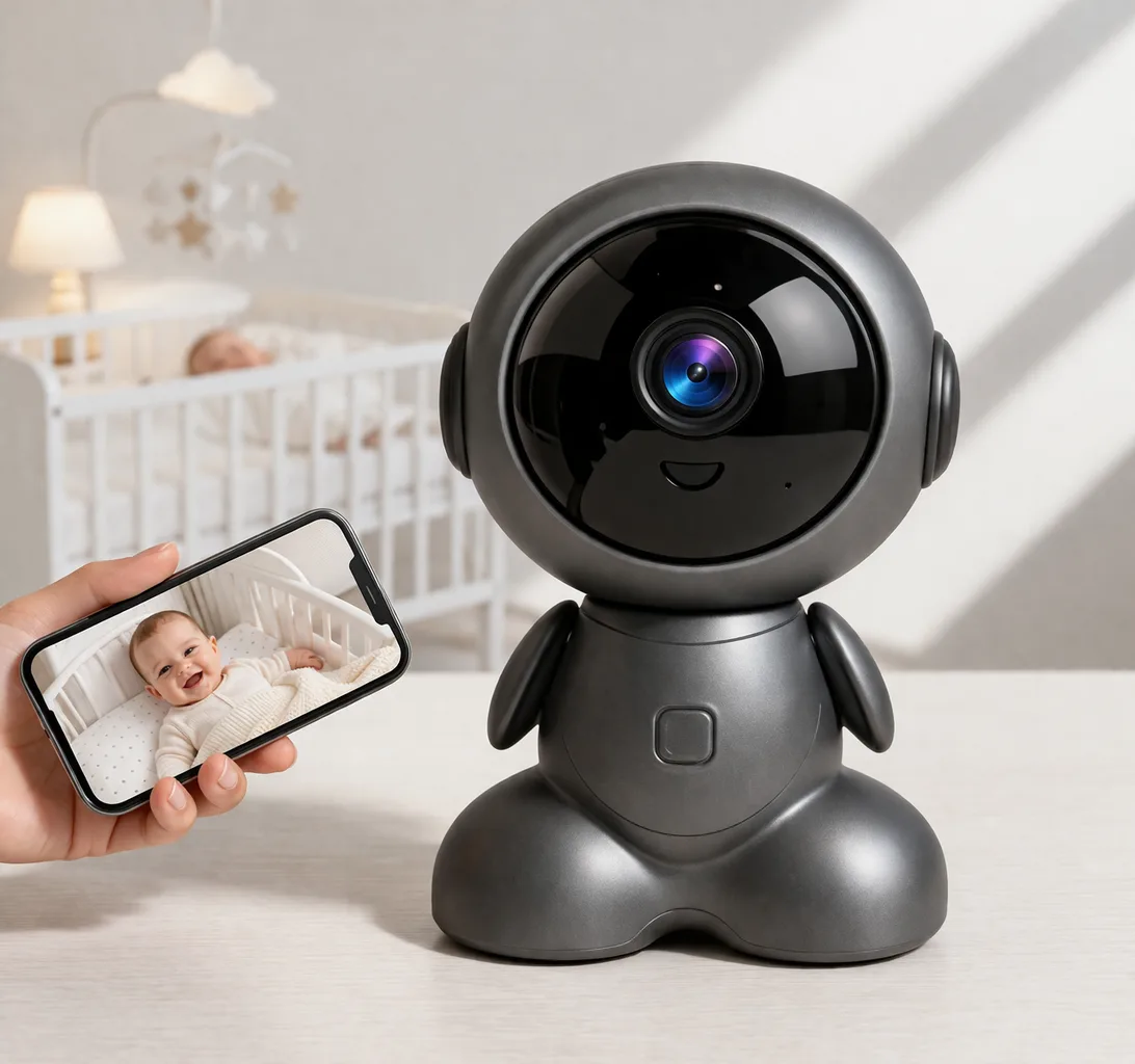 Бездротова Wi-Fi камера-відеоняня Q1 з поворотом 355°, датчиком руху та нічним режимом