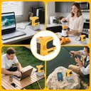 Фото 3 — Инвертор питания 220 Вт для аккумулятора 20 В, DC 20В в 110-120В, USB-B и USB-C, LED-подсветка