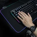 Фото 4 — Килимок для мишки з підсвічуванням Fantech Firefly MPR800s RGB Black, 70x30 см
