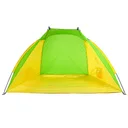 Фото 4 — Пляжний намет-тент "Мушля" двомісний з каркасом Send Tent, зелений+жовтий