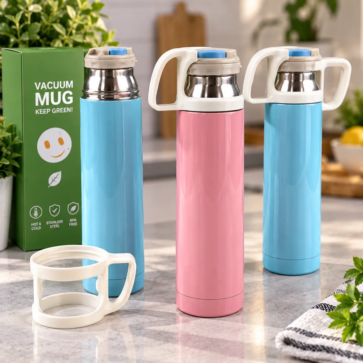Металевий вакуумний термос Benson BN-045 450 мл