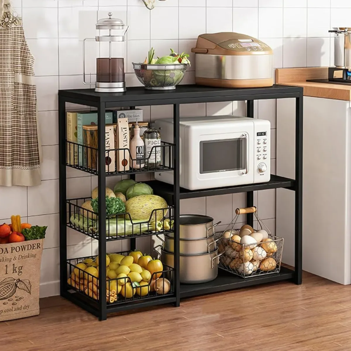 Полка-органайзер кухонная XS-W56B 80х30х80 см