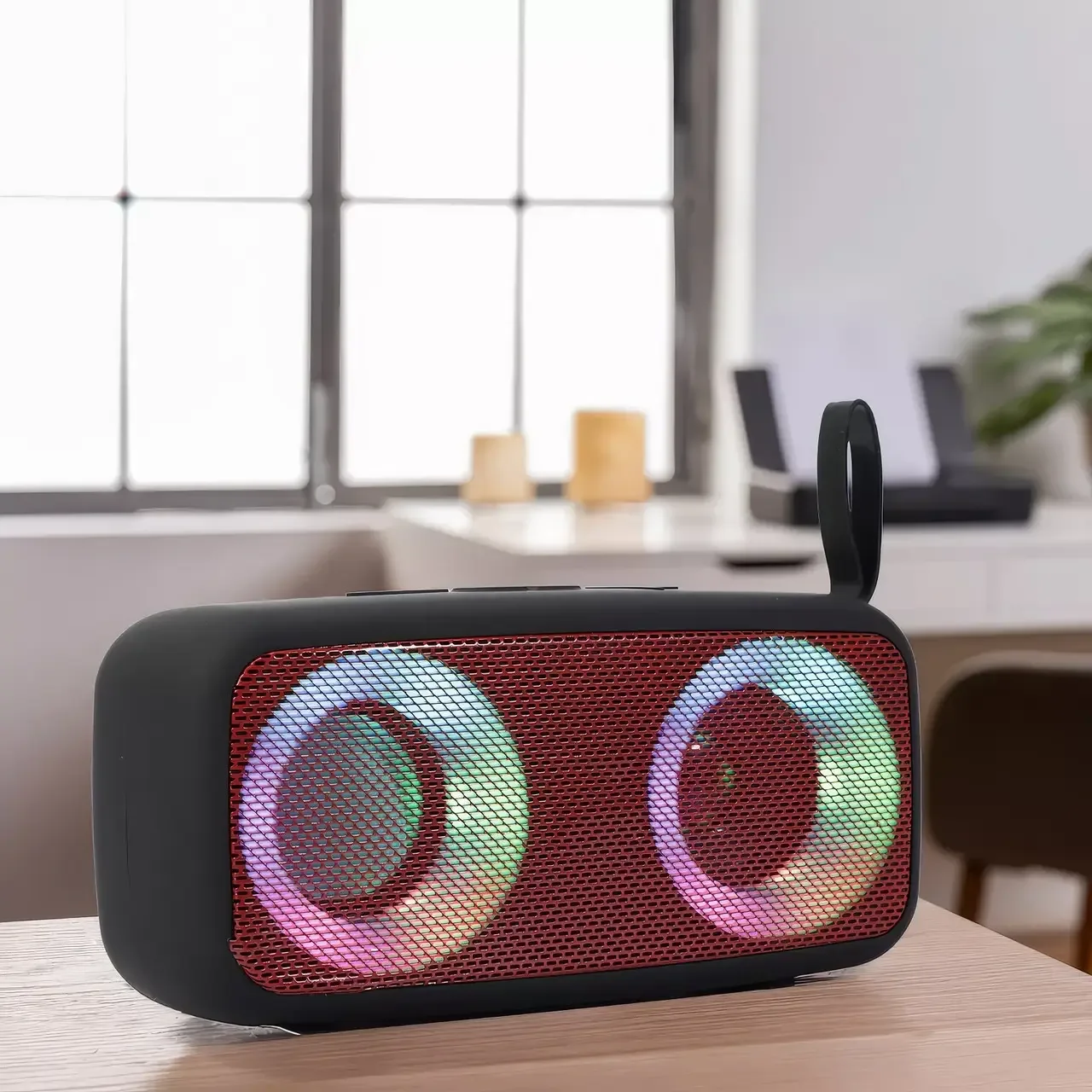 Портативна колонка MB 051 BT, Bluetooth 5.0, RGB підсвічування
