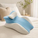 Photo 1 — Orthopedic wedge pillow Relax Pillow pillow-06 blue, polyester