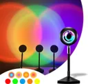 Фото 1 — Sunset Lamp RGB 16 кольорів, проекційний світильник заходу сонця з пультом