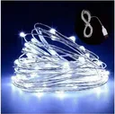 Фото 5 — Гірлянда-нитка "Роса", USB, 30 м, 300 LED, з пультом, холодний білий