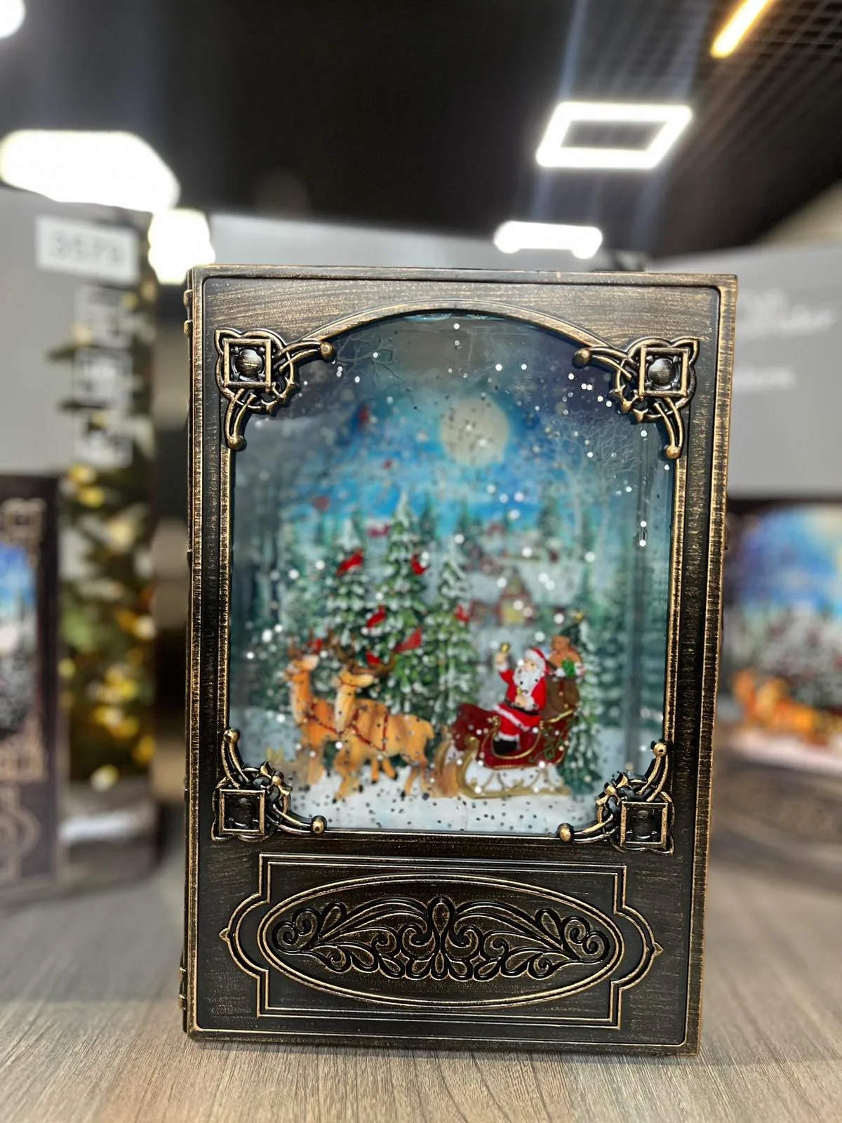 Ночник-светильник музыкальный новогодний Санта Клаус XMAS WDL 24023B