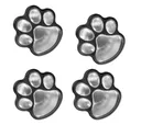Фото 4 — Світильник Solar Paw Print Lights на сонячній батареї, 4 шт