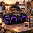 Фото 2 — Акустична система ZX-8821 Bluetooth 20 Вт 8" / Портативна колонка з LED-підсвічуванням TWS USB FM