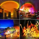 Фото 5 — Sunset Lamp RGB 16 кольорів, проекційний світильник заходу сонця з пультом