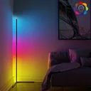 Photo 2 — Corner LED Floor Lamp Ledox Design, Remote Control, Adjustable Brightness, 330 Color Combinations