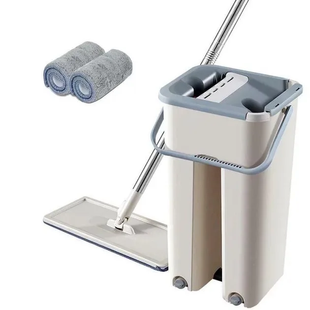 Швабра-ледарка з відром і самовіджимом, Spin Mop 360, 6 л