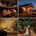 Фото 5 — Вулична гірлянда на сонячній батареї 10 м / Гірлянда 16 LED-ламп USB Type-C IP65