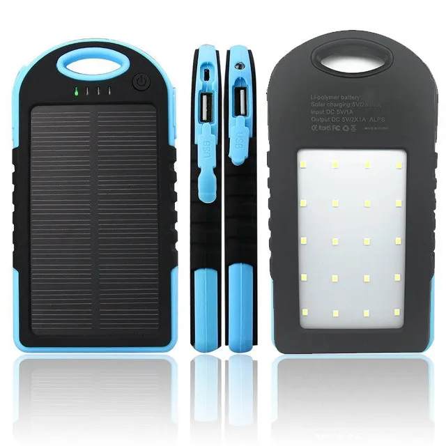 Павербанк Solar Power Bank на сонячній батареї 30000 мАг