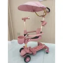 Photo 6 — Kids scooter-transformer 5-in-1 with safety bumper, green