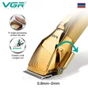 Фото 4 — Професійна акумуляторна машинка для стрижки волосся VGR V-280 з дисплеєм та насадками