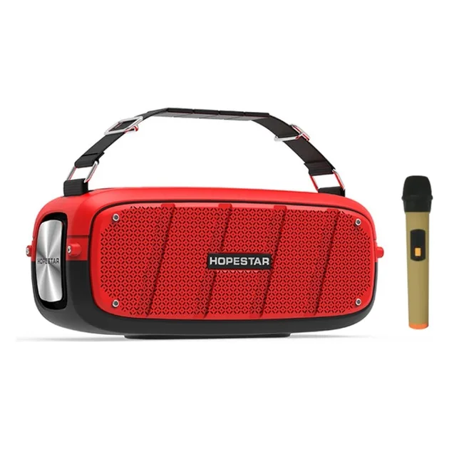 Колонка бездротова Bluetooth Hopestar A20 PRO з мікрофоном караоке