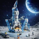 Фото 2 — Конструктор Космическая ракета-шаттл / Космическая станция Space Shuttle 458 деталей
