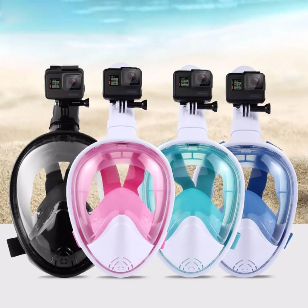 Маска на все обличчя Tribord Easybreath для снорклінгу та підводного плавання
