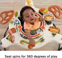 Фото 6 — Дитячий розвивальний ігровий центр-джемпер Fisher-Price Jumperoo з підсвіткою та звуком, бежевий