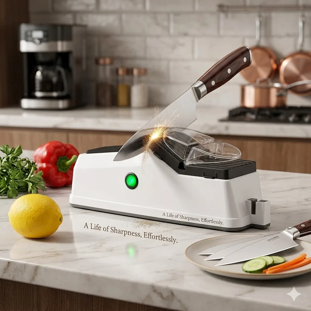 Електроточилка для ножів та ножиць Electric Knife Sharpener USB