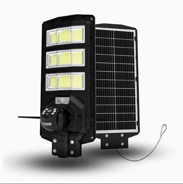 Камера-ліхтар 4G вулична на сонячній батареї, 300W, з датчиком руху