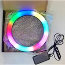Фото 3 — Кільцева світлодіодна лампа RGB 30 см з кріпленням для телефону