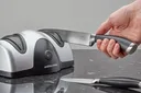 Фото 1 — Подвійна електрична точилка для ножів Lucky Home Electric Knife Sharpener