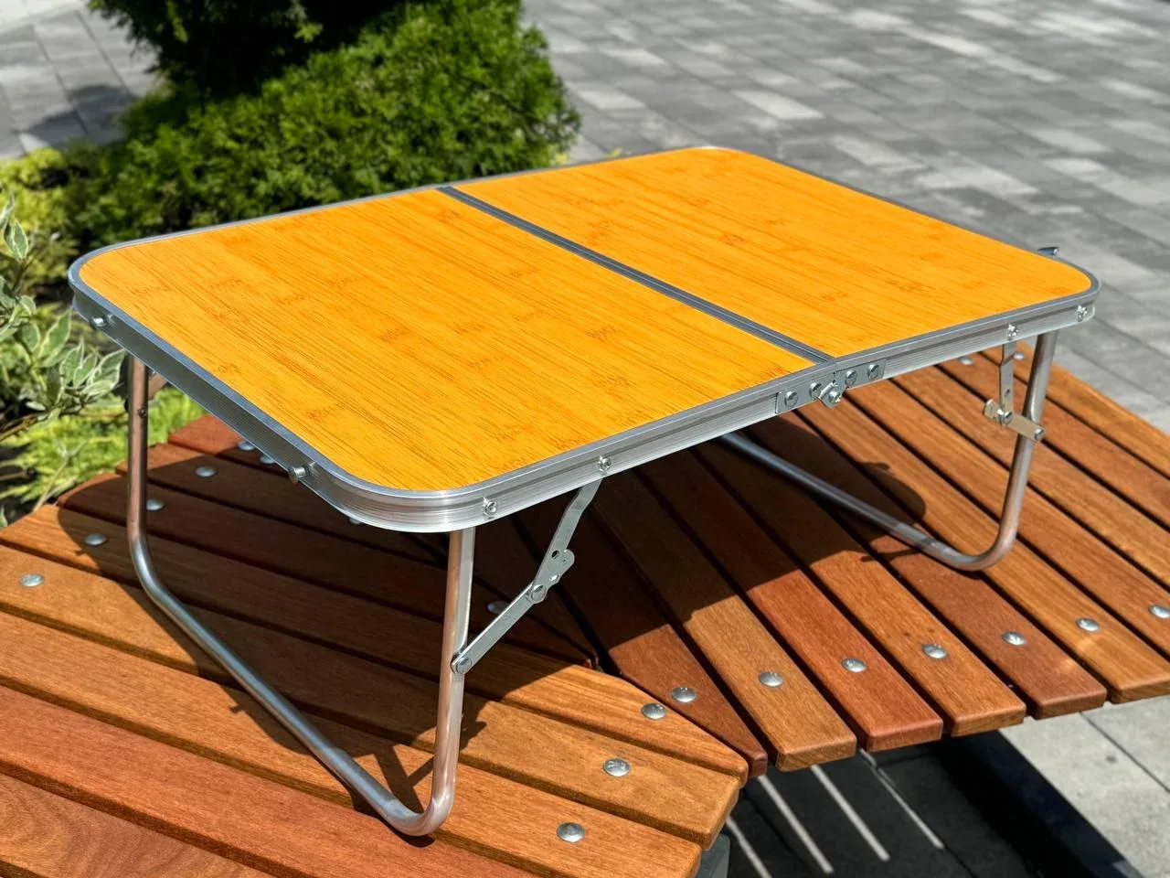 Стіл компактний складаний Folding table AND844-846, бежевий