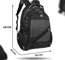 Фото 6 — Рюкзак SwissGear 8810 для ноутбука, туристичний, сірий