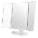 Photo 3 — Tabletop Trifold Makeup Mirror with 22 LED Lights, White