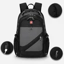 Фото 1 — Рюкзак SwissGear 8810 для ноутбука, туристичний, сірий