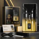 Фото 5 — Електробритва Kemei KM-T418 з УФ-стерилізацією, 1400 мАг, 3 режими, 10000 об/хв, IPX7